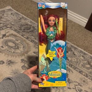Disney The Little Mermaid Doll - Red Hair & Blue Tail
